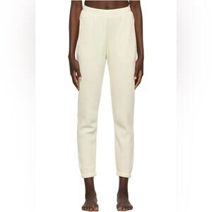SKIMS Off-White Waffle Jogger Lounge Pants Size Small - TALC